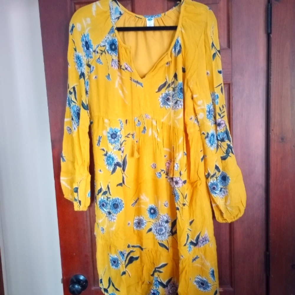 Old Navy Yellow Dress
